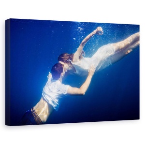 Tablou canvas - Sarut, Mare, Fata, Ocean, Dragoste, 60 x 90 cm