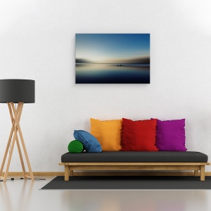 Tablou canvas - Singur Pe Undeva, Barca, Apa, Mare, Ocean, 40 x 60 cm - Img 2
