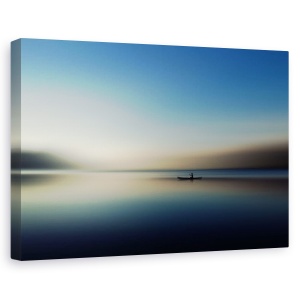 Tablou canvas - Singur Pe Undeva, Barca, Apa, Mare, Ocean, 60 x 90 cm