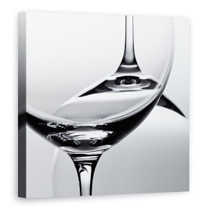 Tablou canvas - Sticla, Abstract, Doua, Bucatarie, Natura Moarta, 90 x 90 cm