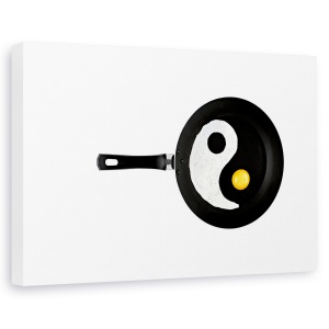 Tablou canvas - Taijitu, Yin Yang, Yin-Yang, Tigaie, 60 x 90 cm