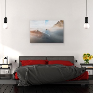 Tablou canvas - Tara Viselor, Peisaj Marin, Apa, Ceata, 60 x 90 cm - Img 3