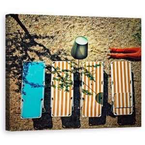 Tablou canvas - Teleporteaza-Ma, Soare, Scaun, Vacanta, Sarbatori, Lampa, 60 x 75 cm