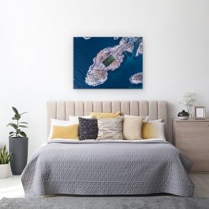 Tablou canvas - Teren De Joaca, Lofoten, Norvegia, Coasta, Munti, 50 x 70 cm - Img 3