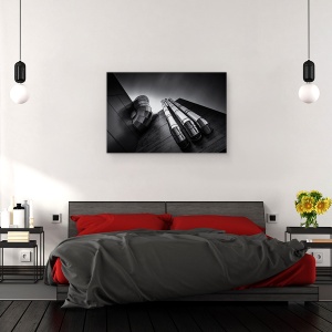 Tablou canvas - Tevi, Tuburi, Cos De Fum, Industrial, 60 x 90 cm - Img 3