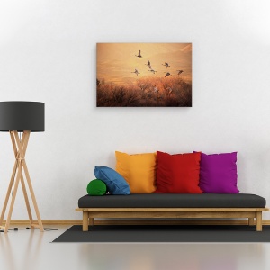 Tablou canvas - Timp Pretios, Macara, Macarale, Zbor, Formatie, 60 x 90 cm - Img 2