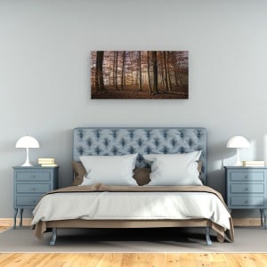 Tablou canvas - Toamna, Copaci, Padure, 50 x 100 cm - Img 3