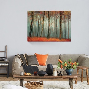 Tablou Canvas - Toamna prin padure, 75 x 100 cm - Img 2