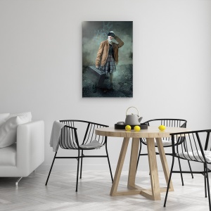 Tablou canvas - Toate Bagajele Mele Sunt Impachetate, Sunt Gata De Plecare, 40 x 60 cm - Img 4
