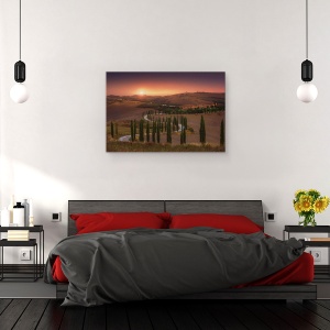 Tablou canvas - Toscana, Peisaj, Italia, Toscana, Chiparos, Chiparosi, 40 x 60 cm - Img 3