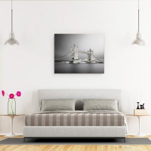 Tablou canvas - Tower Bridge, Londra, Arhitectura, Peisaj Urban, Cer, 60 x 75 cm - Img 3