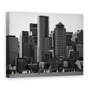 Tablou canvas - Turnuri, Arhitectura, Peisaj Urban, Oras, Zgarie Nor, 50 x 70 cm