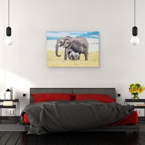 Tablou canvas - Unul Mititel, Salbatic, Natura, Animal, 80 x 120 cm - Img 3