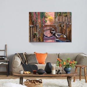 Tablou Canvas - Venecia, Italia, Nautic, Barci, Gondola I, 60 x 80 cm - Img 2