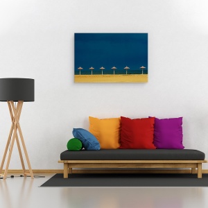 Tablou canvas - Vine Uraganul, Vacanta, Sarbatori, Plaja, Nisip, Tarm, 40 x 60 cm - Img 2