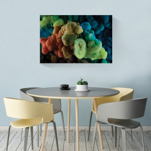 Tablou decorativ canvas nori fluid în culori dinamice