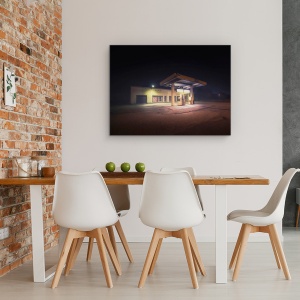 Tablou canvas - Ysi5, Finlanda, Noapte, Oras, Abandonat, Stare De Spirit, 50 x 70 cm - Img 4