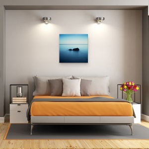 Tablou canvas - Zen, Peisaj Marin, Suedia, Apa, Zen, Simpla, Minimalism, 60 x 60 cm - Img 3