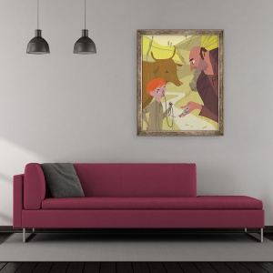 Tablou inramat - A.Richard Allen - Afacere echitabila, 50 x 60 cm - Img 2