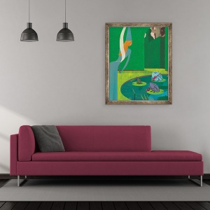 Tablou inramat - A.Richard Allen - Alegerea unui print, 2015, 50 x 60 cm - Img 2