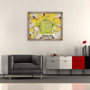 Tablou inramat - A.Richard Allen - incet! 2009, 50 x 60 cm - Img 2