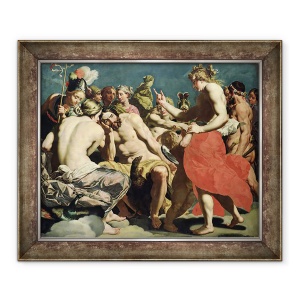 Tablou inramat - Abraham Janssens van Nuyssen - Zeii din Olimp, 50 x 60 cm