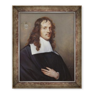 Tablou inramat - Adriaen Hanneman - Portret De Nicolas van der Haer, 50 x 60 cm