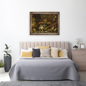 Tablou inramat - Adriaen van Utrecht - O camara, 70 x 90 cm - Img 3