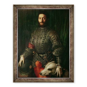 Tablou inramat - Agnolo di Cosimo Bronzino - Portret De Guidubaldo della Rovere, Duce De Urbino, 60 x 80 cm