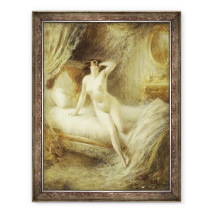 Tablou inramat - Albert Guillaume - La Reveille, 70 x 90 cm