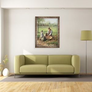 Tablou inramat - Albert Neuhuys - Vizionarea Tatalui, 60 x 80 cm - Img 2