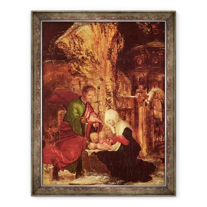 Tablou inramat - Albrecht Altdorfer - Nasterea lui Hristos II, 70 x 90 cm
