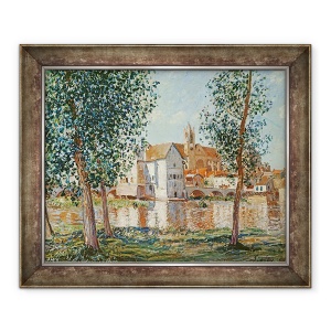 Tablou inramat - Alfred Sisley - Loing de la Moret, 50 x 60 cm