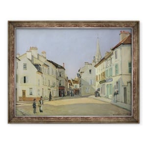 Tablou inramat - Alfred Sisley - Rue de la Chaussee in Argenteuil, 60 x 80 cm