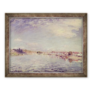 Tablou inramat - Alfred Sisley - Saint-Mammes, 70 x 90 cm