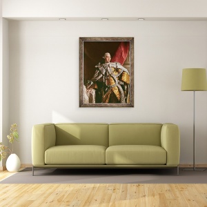 Tablou inramat - Allan Ramsay - Regele George al III-lea, 60 x 80 cm - Img 2