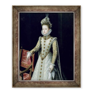 Tablou inramat - Alonso Sanchez Coello - Infanta Isabel Clara Eugenie 1566-1633 1579, 70 x 85 cm