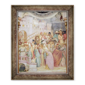 Tablou inramat - Altichiero da Zevio - The Crucifixion, 50 x 60 cm
