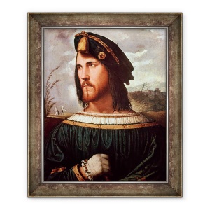 Tablou inramat - Altobello Meloni - Cesare Borgia 1475-1507 Duce de Valencia, 70 x 85 cm