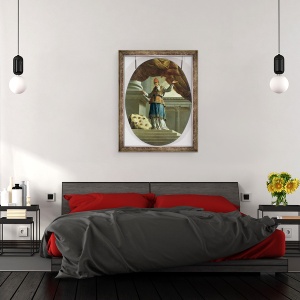 Tablou inramat - Ambroise Crozat - Viziunea lui Zaharia, 70 x 90 cm - Img 3