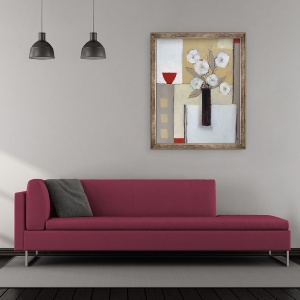 Tablou inramat - Ana Bianchi - Red Bowl, 50 x 60 cm - Img 2