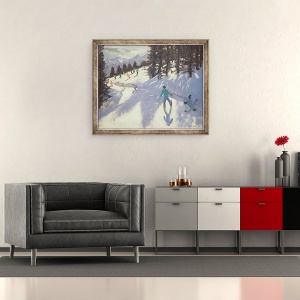 Tablou inramat - Andrew Macara - Alpii austrieci, 50 x 60 cm - Img 2