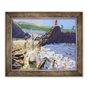 Tablou inramat - Andrew Macara - Alpinism pe stanci, St Ives, 70 x 85 cm
