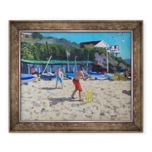 Tablou inramat - Andrew Macara - Cricket, si buturugi galbeni, Abersoch, 50 x 60 cm