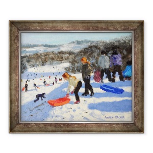 Tablou inramat - Andrew Macara - Detaliu al saniei rosii, Alnestree Park, Derby, 50 x 60 cm