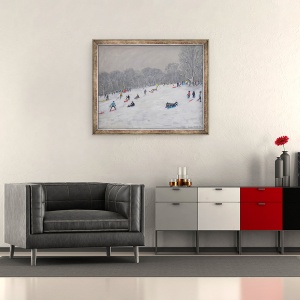 Tablou inramat - Andrew Macara - Iarna, Darley Park, 50 x 60 cm - Img 2