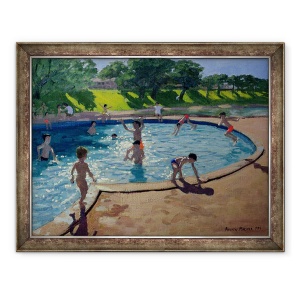 Tablou inramat - Andrew Macara - Piscina, 60 x 80 cm
