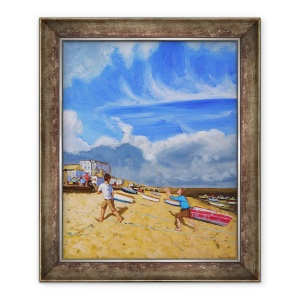Tablou inramat - Andrew Macara - Prinderea mingii, St. Ives,2016, 70 x 85 cm
