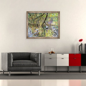 Tablou inramat - Andrew Macara - River Wye, 50 x 60 cm - Img 2