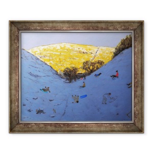Tablou inramat - Andrew Macara - Soarele si zapada, 50 x 60 cm